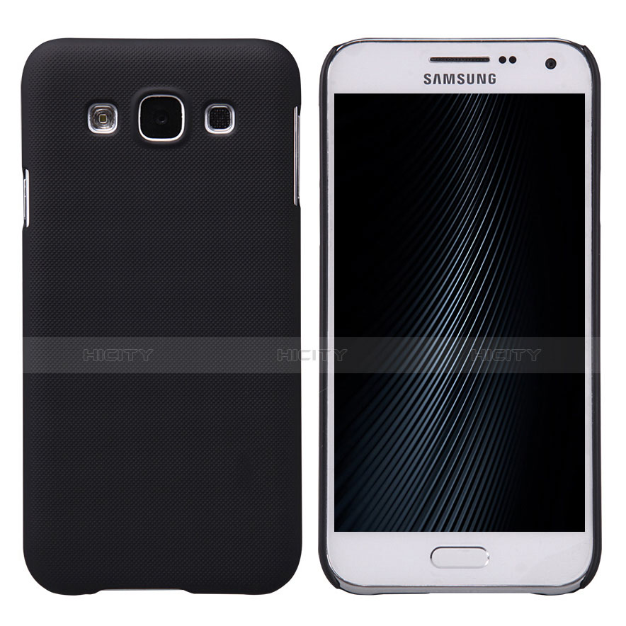 Samsung Galaxy E5 SM-E500F E500H用ハードケース プラスチック 質感もマット サムスン ブラック