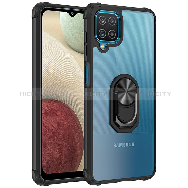 Samsung Galaxy F12用ハイブリットバンパーケース プラスチック アンド指輪 マグネット式 MQ2 サムスン 