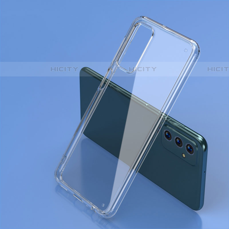 Samsung Galaxy F23 5G用ハイブリットバンパーケース 透明 プラスチック 鏡面 カバー WL2 サムスン 