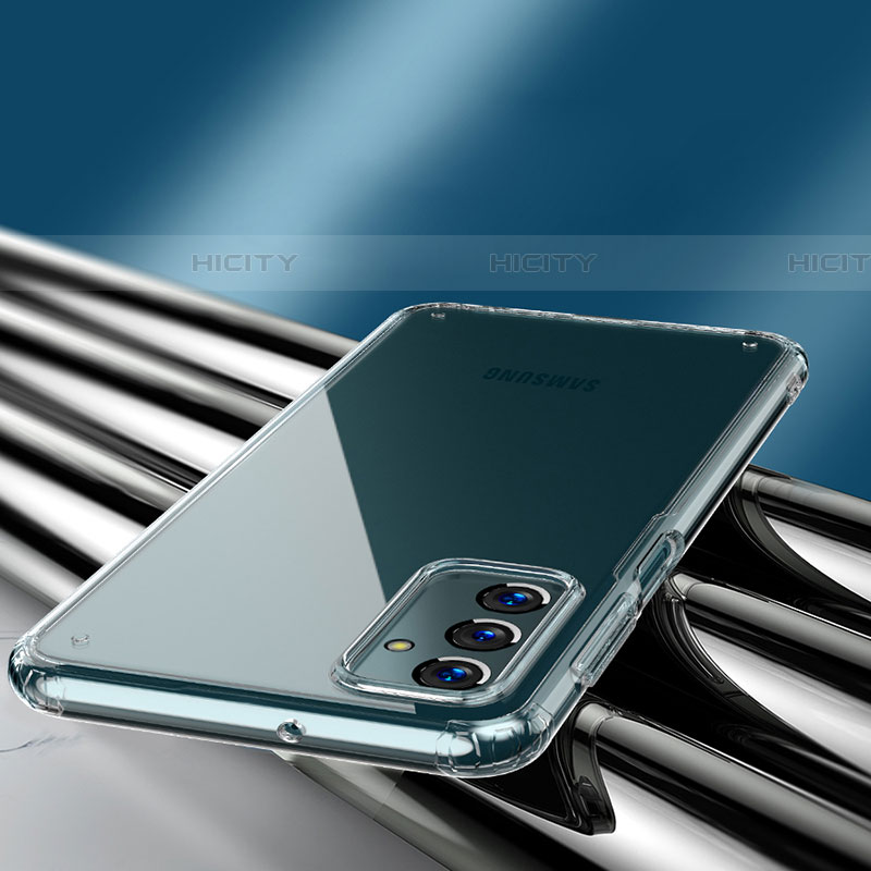 Samsung Galaxy F23 5G用ハイブリットバンパーケース クリア透明 プラスチック 鏡面 カバー WL2 サムスン 