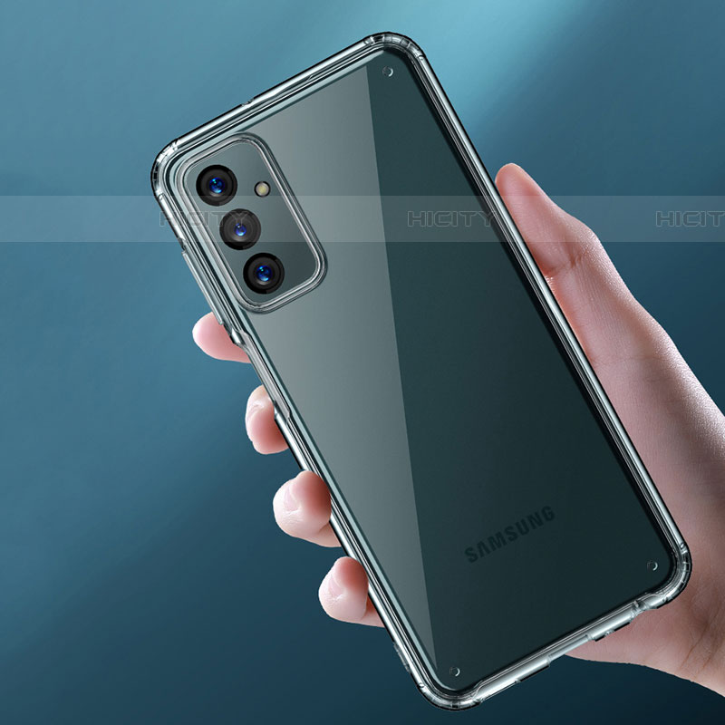 Samsung Galaxy F23 5G用ハイブリットバンパーケース 透明 プラスチック 鏡面 カバー WL2 サムスン 