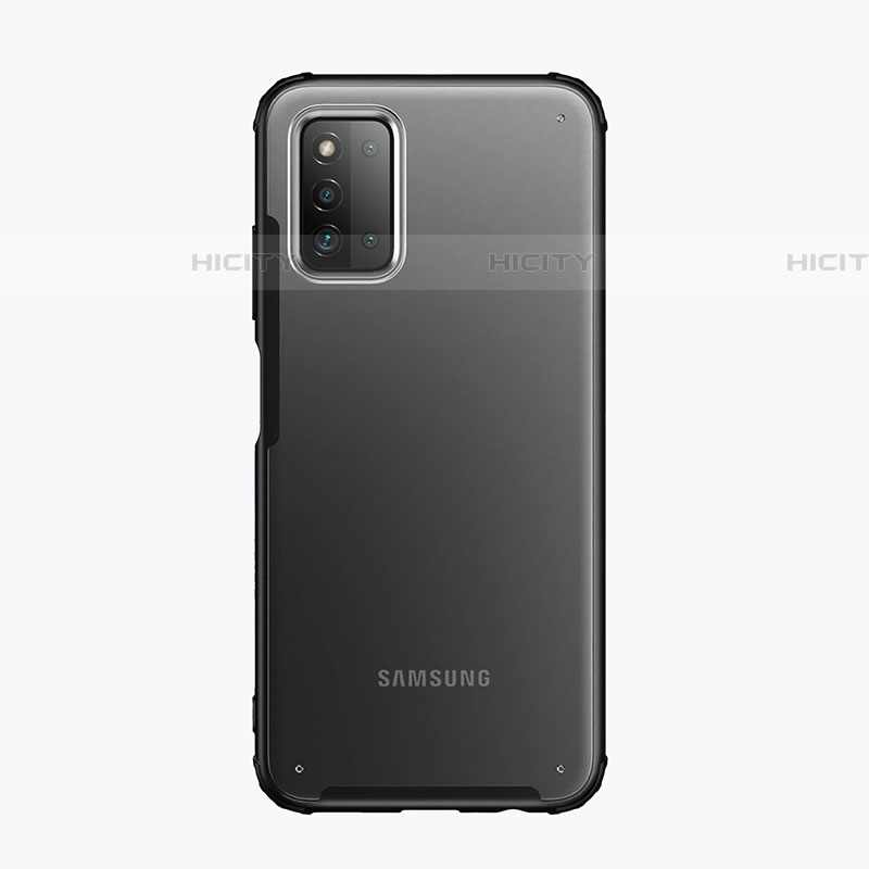 Samsung Galaxy F52 5G用ハイブリットバンパーケース 透明 プラスチック カバー サムスン 