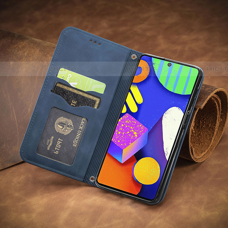 Samsung Galaxy F62 5G用手帳型 レザーケース スタンド カバー S06D サムスン 