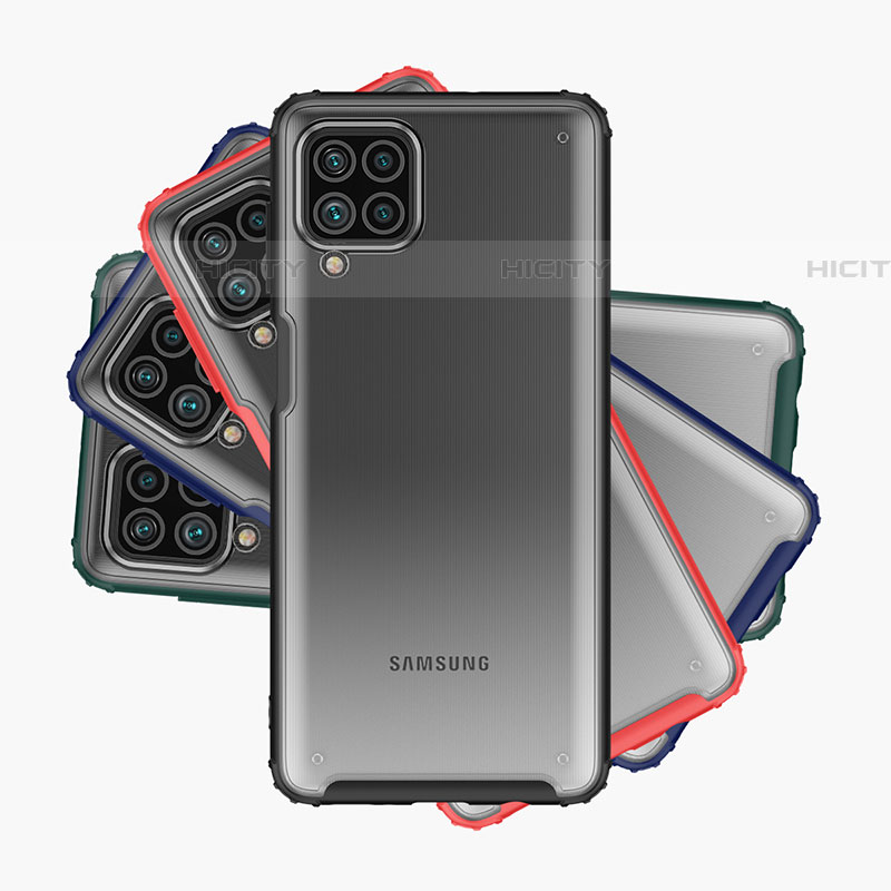 Samsung Galaxy F62 5G用ハイブリットバンパーケース クリア透明 プラスチック カバー サムスン 