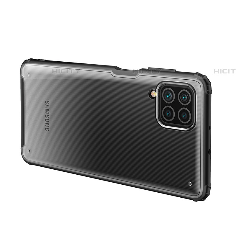 Samsung Galaxy F62 5G用ハイブリットバンパーケース クリア透明 プラスチック カバー サムスン 