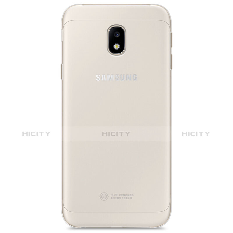 Samsung Galaxy J3 (2017) J330F DS用極薄ソフトケース シリコンケース 耐衝撃 全面保護 クリア透明 カバー サムスン クリア