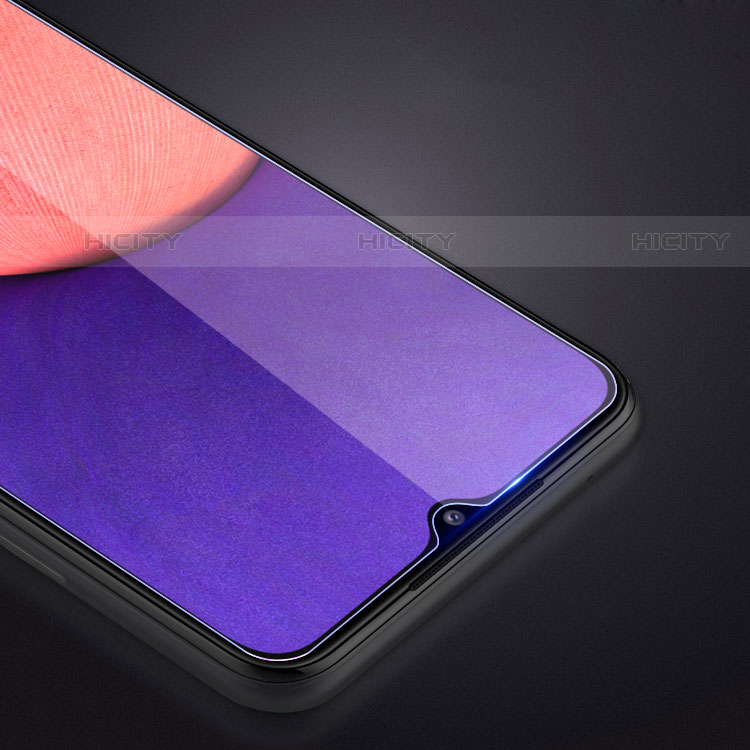Samsung Galaxy M02用アンチグレア ブルーライト 強化ガラス 液晶保護フィルム B01 サムスン クリア
