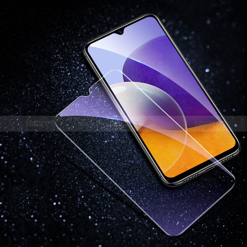 Samsung Galaxy M04用アンチグレア ブルーライト 強化ガラス 液晶保護フィルム B04 サムスン クリア