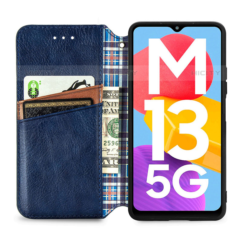 Samsung Galaxy M13 5G用手帳型 レザーケース スタンド カバー S01D サムスン 