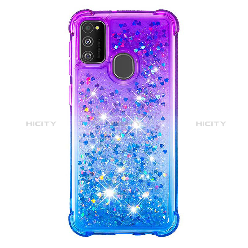 Samsung Galaxy M21用シリコンケース ソフトタッチラバー ブリンブリン カバー S02 サムスン 