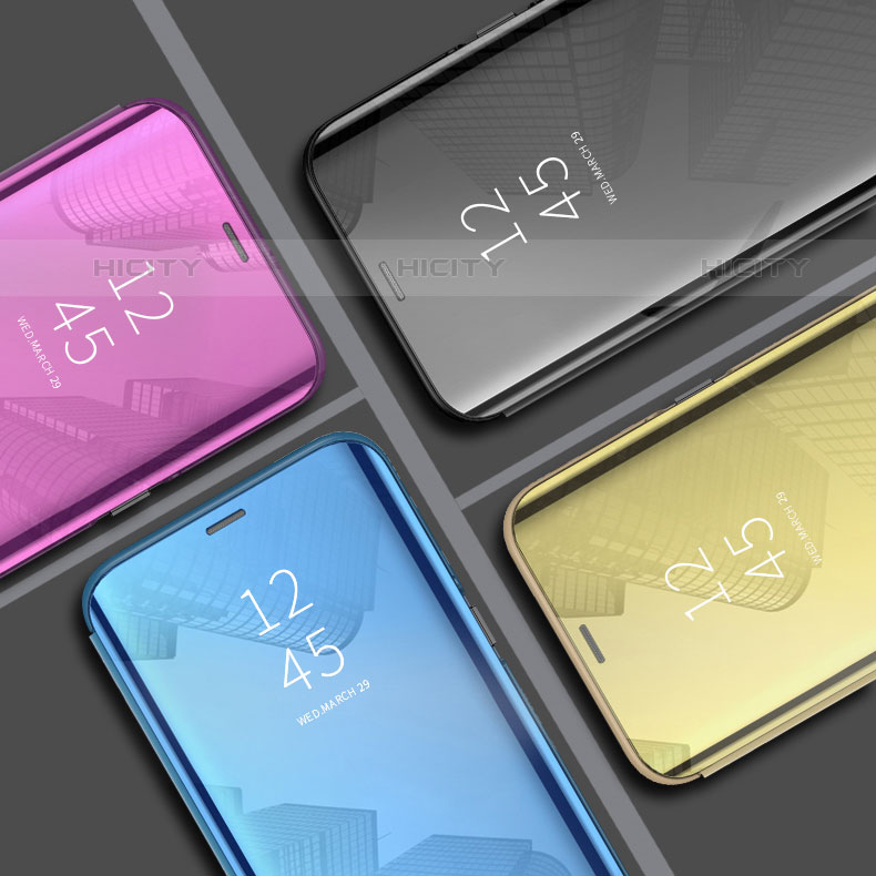 Samsung Galaxy M23 5G用手帳型 レザーケース スタンド 鏡面 カバー L04 サムスン 