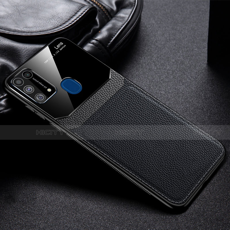 Samsung Galaxy M31 Prime Edition用360度 フルカバー極薄ソフトケース シリコンケース 耐衝撃 全面保護 バンパー サムスン ブラック