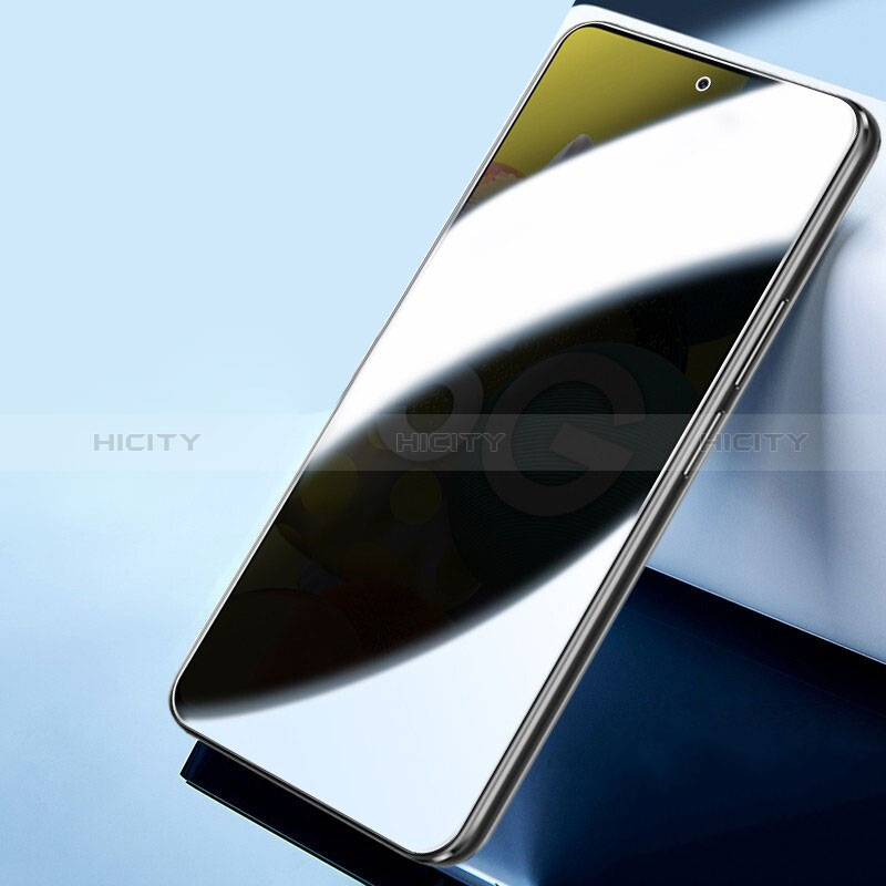 Samsung Galaxy M31s用反スパイ 強化ガラス 液晶保護フィルム S04 サムスン クリア
