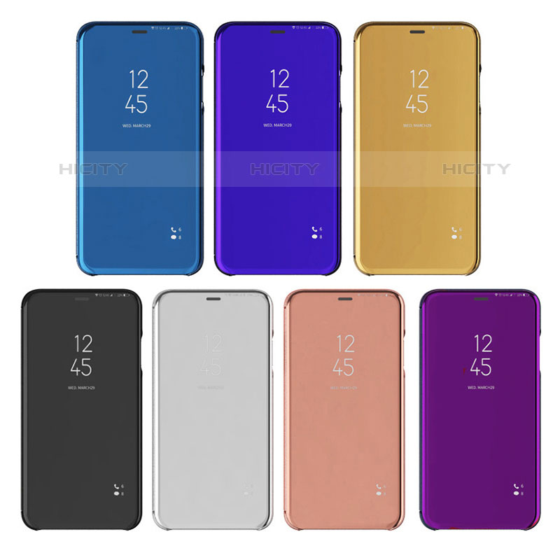 Samsung Galaxy M33 5G用手帳型 レザーケース スタンド 鏡面 カバー L01 サムスン 