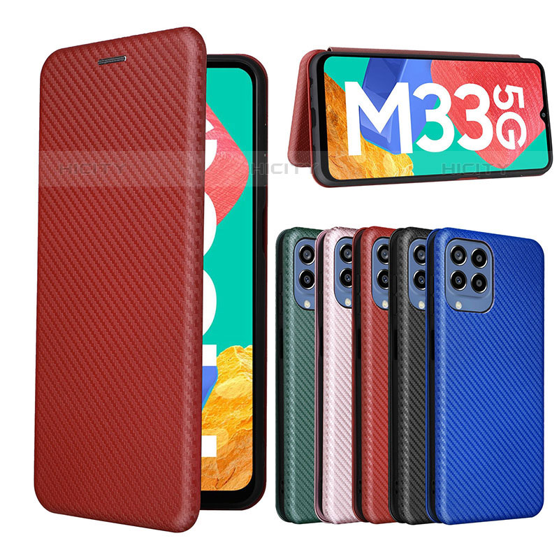 Samsung Galaxy M33 5G用手帳型 レザーケース スタンド カバー L04Z サムスン 