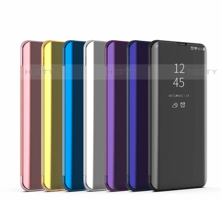 Samsung Galaxy M33 5G用手帳型 レザーケース スタンド 鏡面 カバー L04 サムスン 