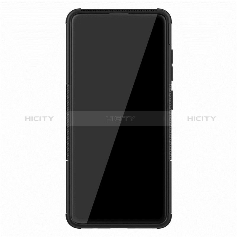 Samsung Galaxy M40S用ハイブリットバンパーケース スタンド プラスチック 兼シリコーン カバー サムスン 