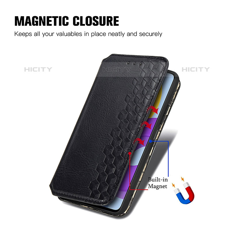 Samsung Galaxy M52 5G用手帳型 レザーケース スタンド カバー S01D サムスン 