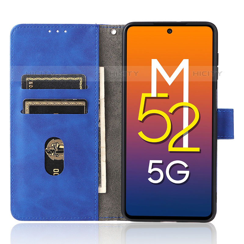 Samsung Galaxy M52 5G用手帳型 レザーケース スタンド カバー L12Z サムスン 