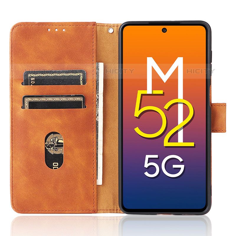 Samsung Galaxy M52 5G用手帳型 レザーケース スタンド カバー L12Z サムスン 