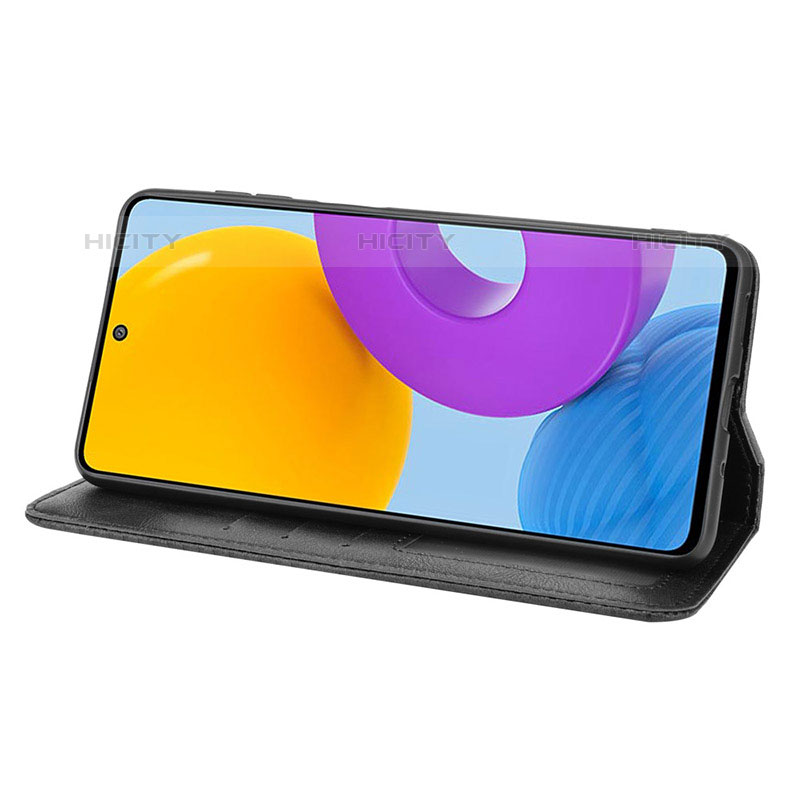 Samsung Galaxy M52 5G用手帳型 レザーケース スタンド カバー BY4 サムスン 