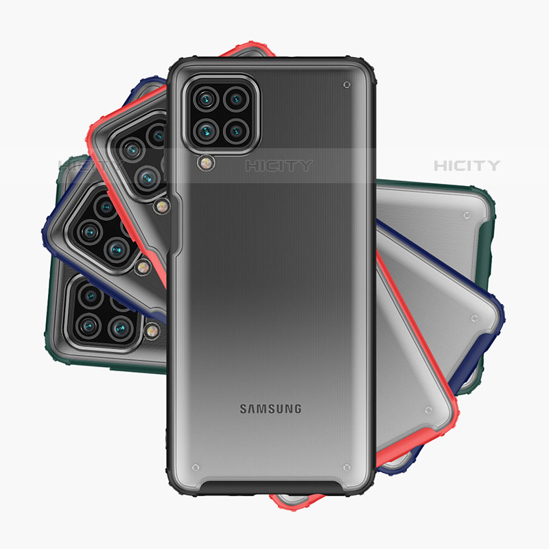 Samsung Galaxy M62 4G用ハイブリットバンパーケース クリア透明 プラスチック カバー サムスン 