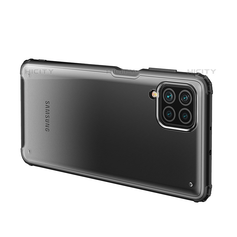 Samsung Galaxy M62 4G用ハイブリットバンパーケース クリア透明 プラスチック カバー サムスン 
