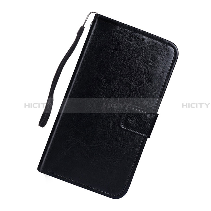 Samsung Galaxy M80S用手帳型 レザーケース スタンド カバー L01 サムスン ブラック
