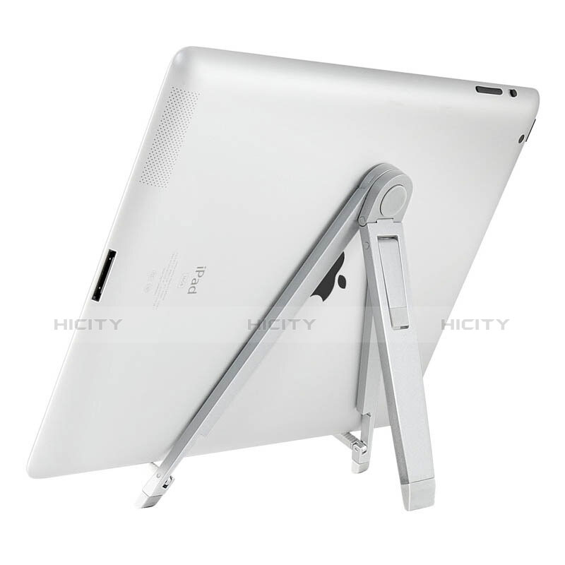 Samsung Galaxy Note 10.1 2014 SM-P600用スタンドタイプのタブレット ホルダー ユニバーサル サムスン シルバー