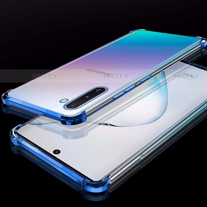 Samsung Galaxy Note 10用極薄ソフトケース シリコンケース 耐衝撃 全面保護 クリア透明 H02 サムスン 