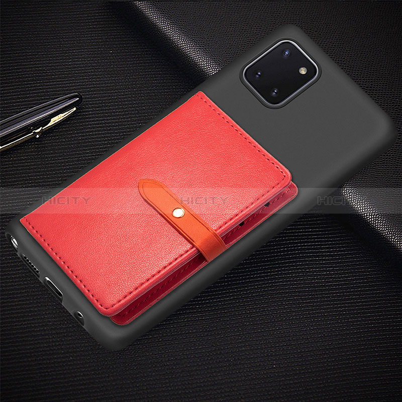 Samsung Galaxy Note 10 Lite用極薄ソフトケース シリコンケース 耐衝撃 全面保護 マグネット式 バンパー S10D サムスン 