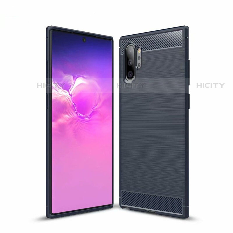 Samsung Galaxy Note 10 Plus用シリコンケース ソフトタッチラバー ライン カバー サムスン 