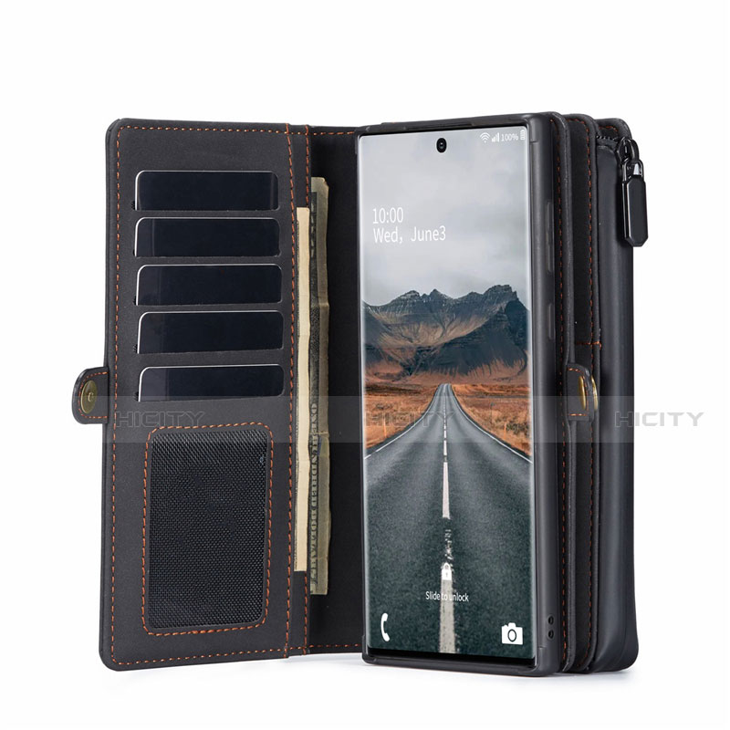 Samsung Galaxy Note 20 Ultra 5G用手帳型 レザーケース スタンド カバー T02 サムスン 