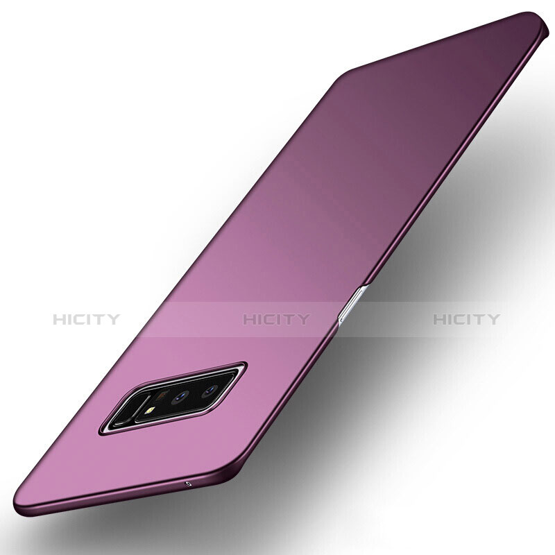 Samsung Galaxy Note 8用ハードケース プラスチック 質感もマット M09 サムスン パープル