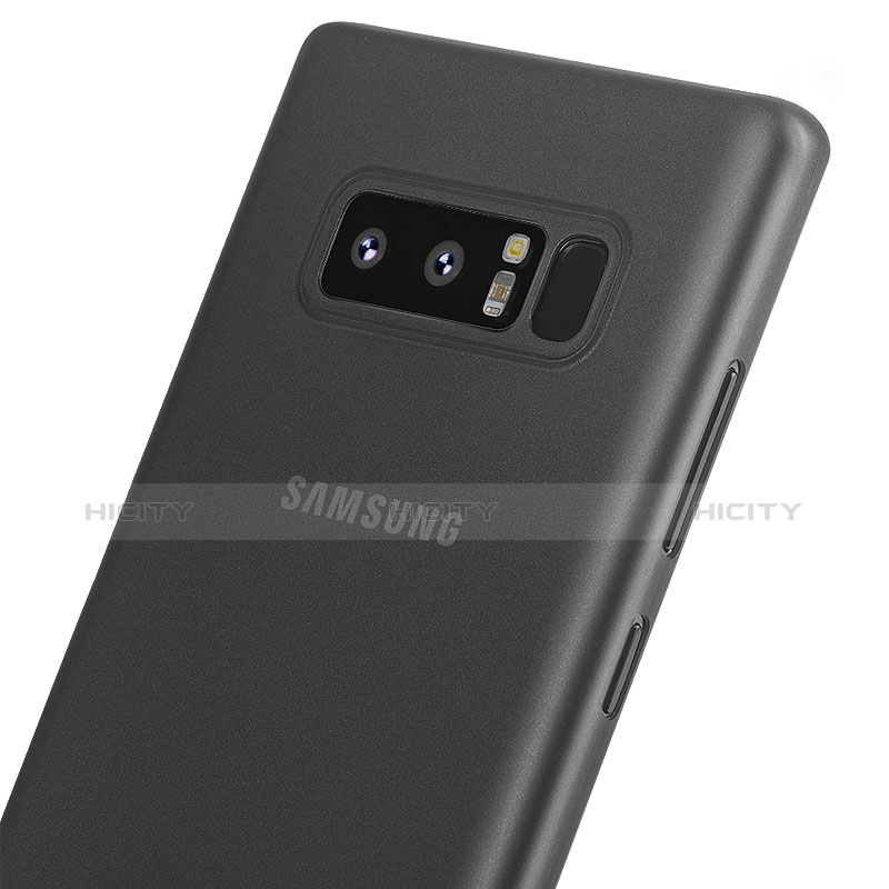 Samsung Galaxy Note 8用極薄ケース クリア透明 プラスチック 質感もマットU01 サムスン 