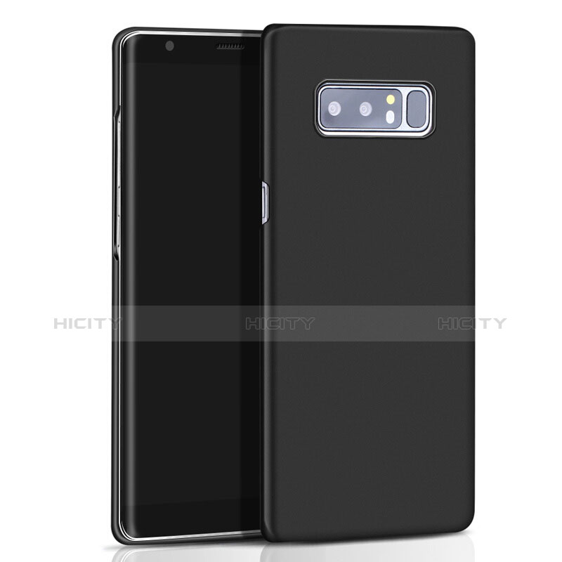 Samsung Galaxy Note 8 Duos N950F用ハードケース プラスチック 質感もマット M01 サムスン ブラック