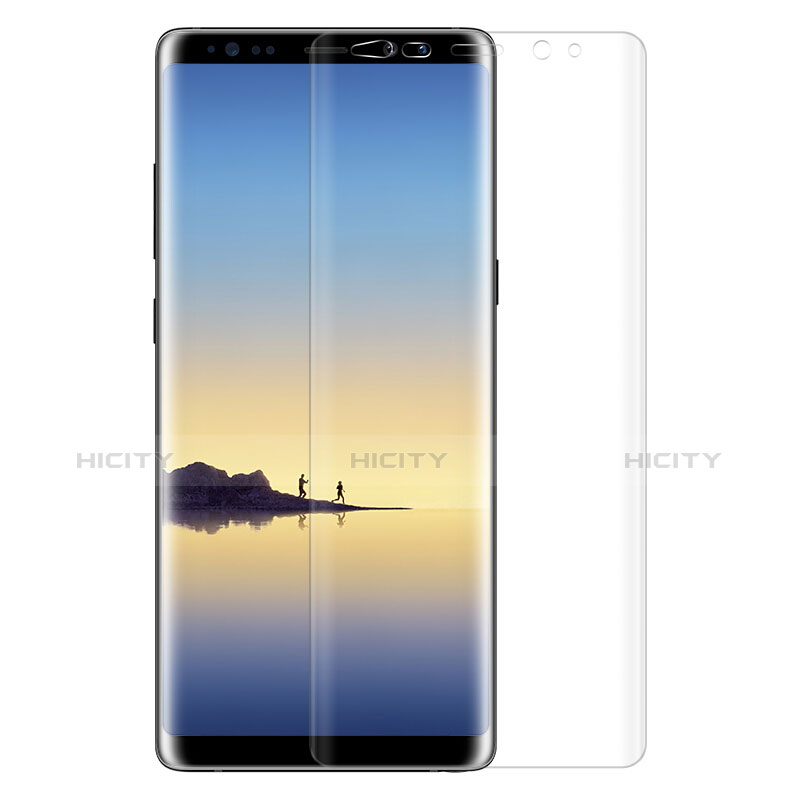 Samsung Galaxy Note 8用高光沢 液晶保護フィルム 背面保護フィルム同梱 サムスン クリア