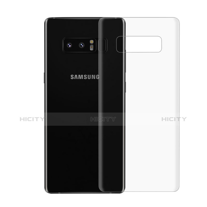 Samsung Galaxy Note 8用高光沢 液晶保護フィルム 背面保護フィルム同梱 T01 サムスン クリア