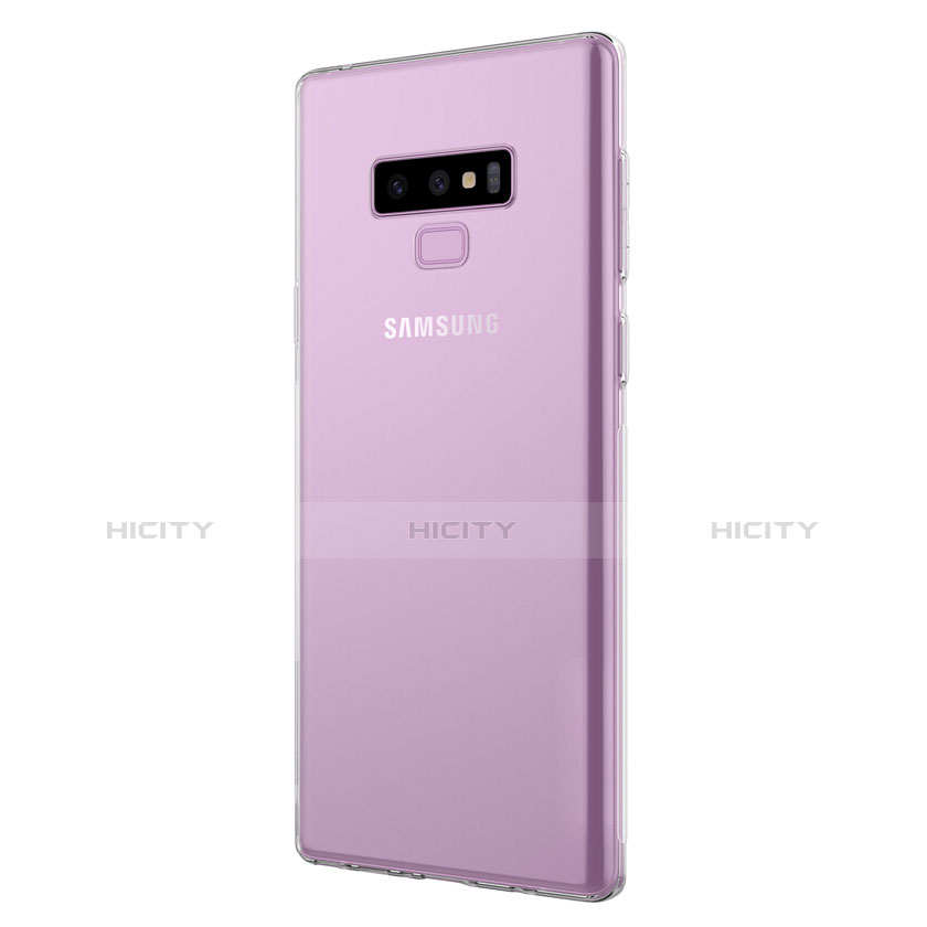 Samsung Galaxy Note 9用極薄ソフトケース シリコンケース 耐衝撃 全面保護 クリア透明 T02 サムスン クリア