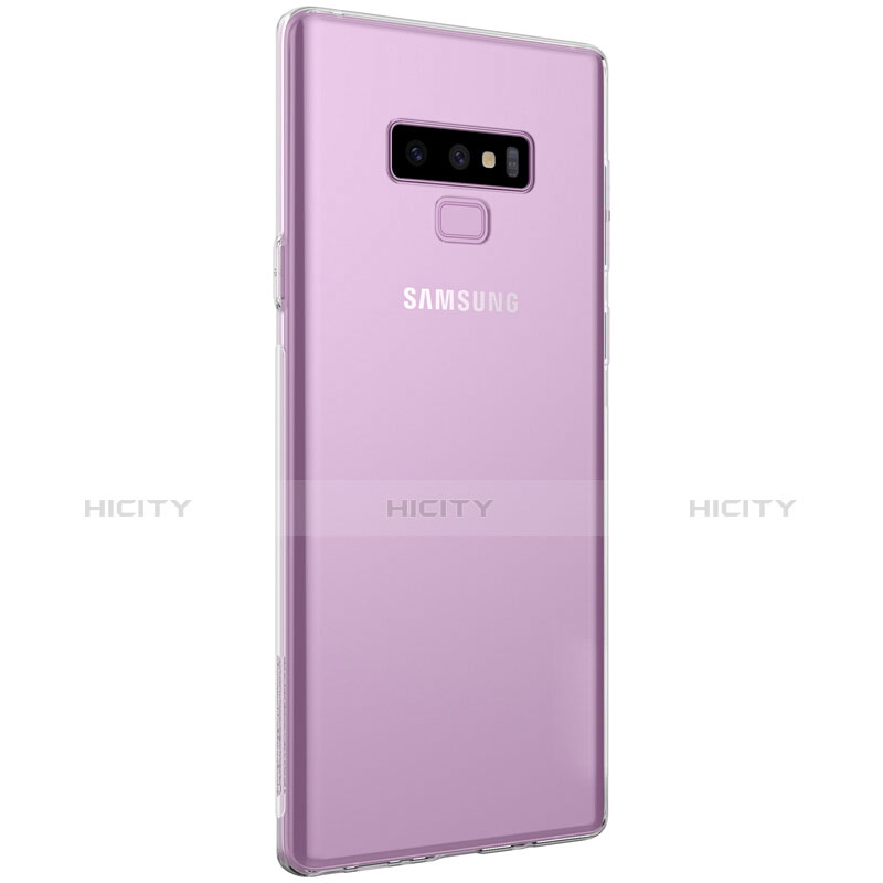 Samsung Galaxy Note 9用極薄ソフトケース シリコンケース 耐衝撃 全面保護 クリア透明 T02 サムスン クリア