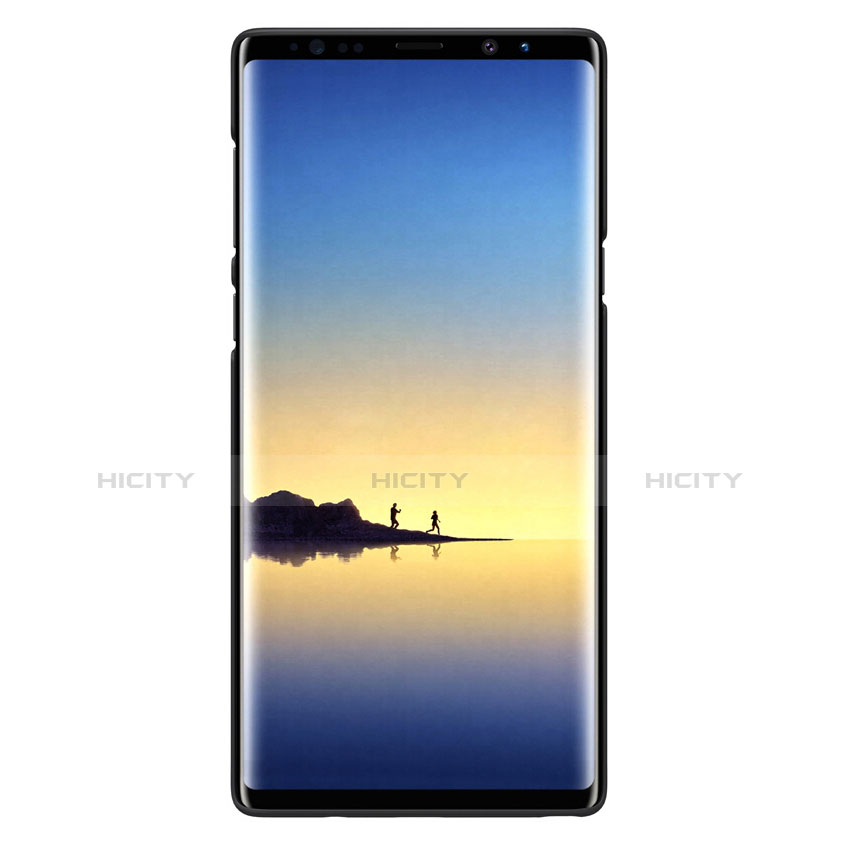 Samsung Galaxy Note 9用ハードケース プラスチック 質感もマット M04 サムスン ブラック