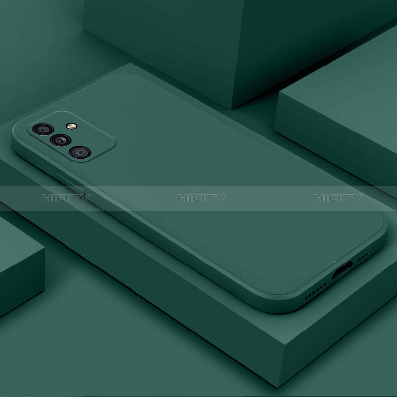 Samsung Galaxy Quantum2 5G用360度 フルカバー極薄ソフトケース シリコンケース 耐衝撃 全面保護 バンパー S01 サムスン モスグリー