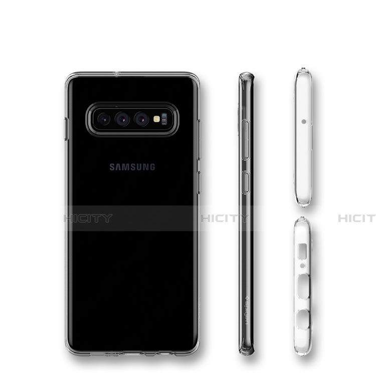 Samsung Galaxy S10 5G用極薄ソフトケース シリコンケース 耐衝撃 全面保護 クリア透明 T09 サムスン クリア