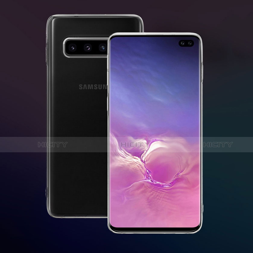 Samsung Galaxy S10 5G用極薄ソフトケース シリコンケース 耐衝撃 全面保護 クリア透明 T10 サムスン クリア