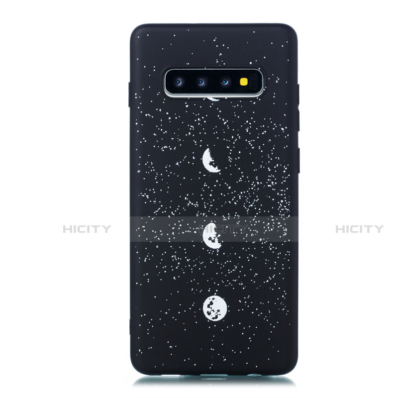 Samsung Galaxy S10 5G用シリコンケース ソフトタッチラバー バタフライ 星空 カバー サムスン マルチカラー