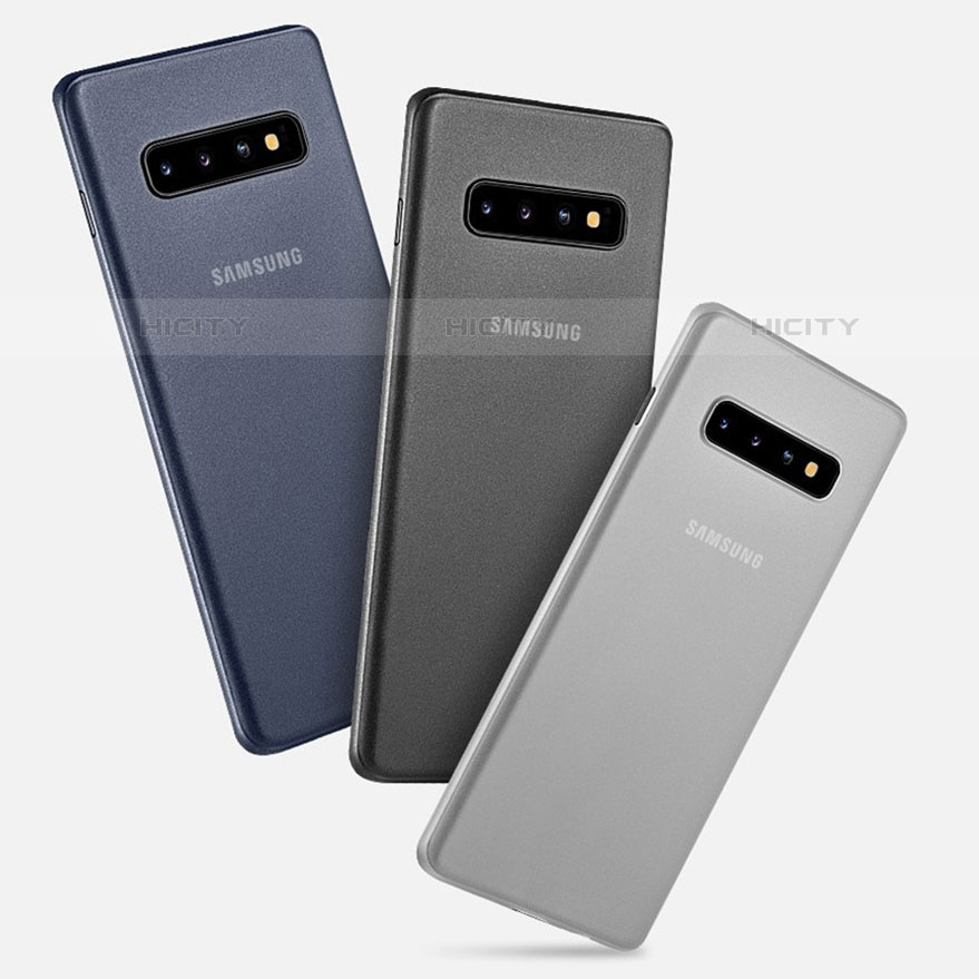 Samsung Galaxy S10 5G用極薄ケース クリア透明 プラスチック 質感もマット カバー P01 サムスン 