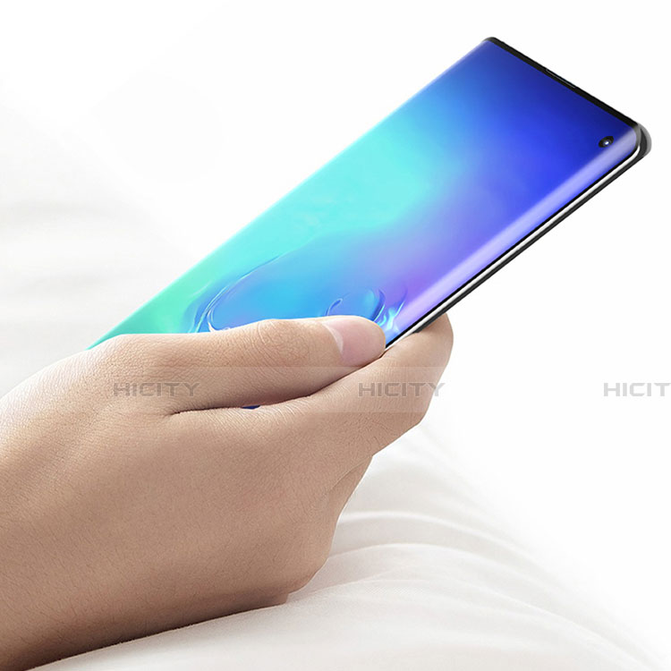 Samsung Galaxy S10 5G用強化ガラス フル液晶保護フィルム F04 サムスン ブラック