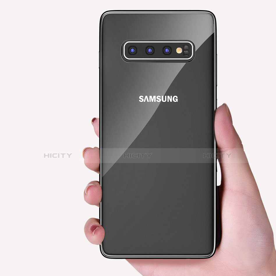 Samsung Galaxy S10用極薄ソフトケース シリコンケース 耐衝撃 全面保護 クリア透明 H05 サムスン 