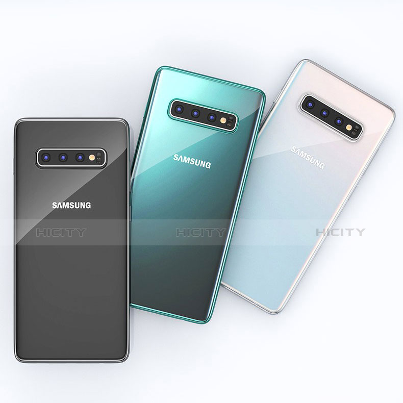 Samsung Galaxy S10用極薄ソフトケース シリコンケース 耐衝撃 全面保護 クリア透明 H05 サムスン 