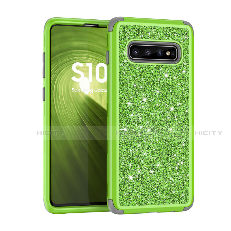 Samsung Galaxy S10用ハイブリットバンパーケース ブリンブリン カバー 前面と背面 360度 フル サムスン 